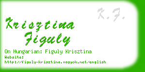 krisztina figuly business card